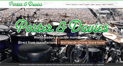 Desktop Screenshot of porteranddavies.co.uk